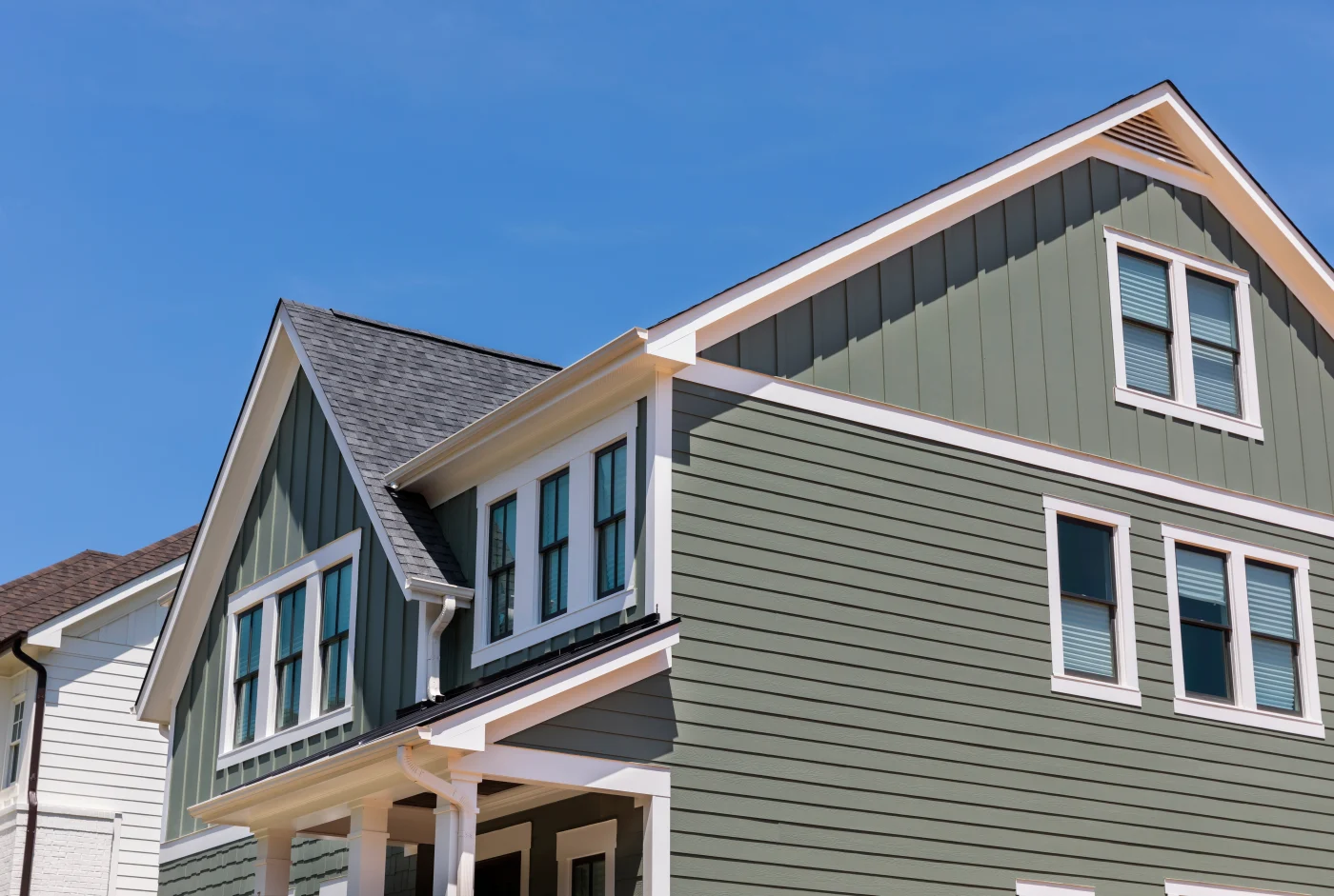 Home in Memorial with updated siding and modern soffit & fascia