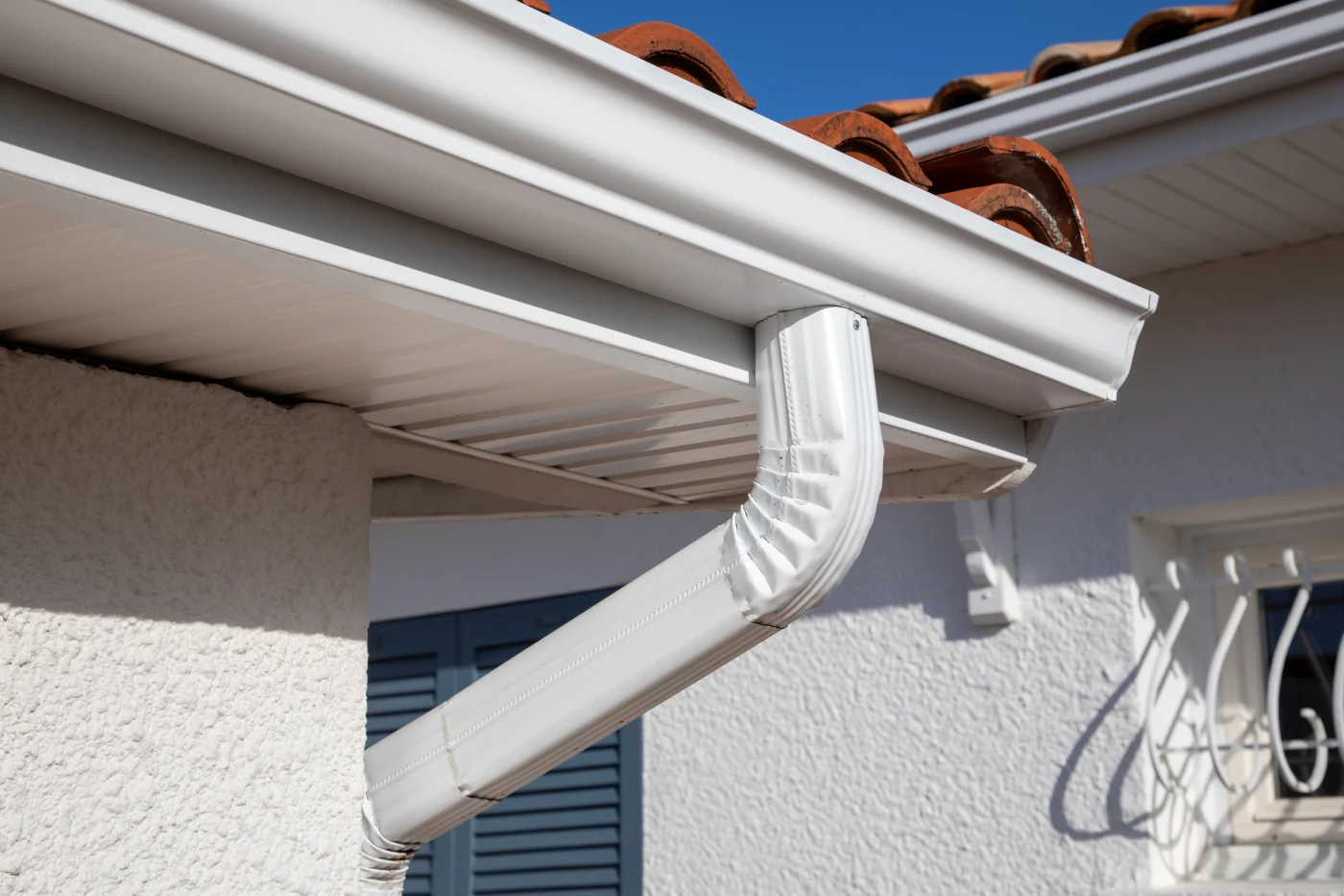 New gutters on a home